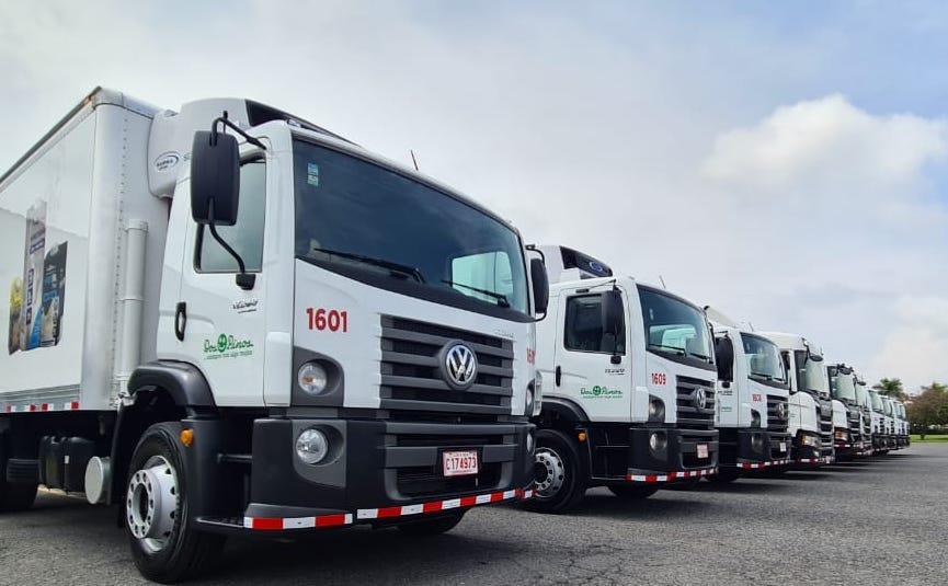 Dos Pinos invirtió $1,6 millones en la compra de camiones con tecnologías limpias