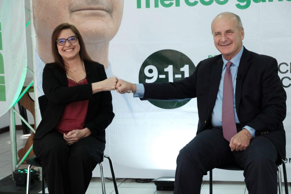 Candidata a vicepresidenta abandona al Doctor Hernández y se va con Figueres