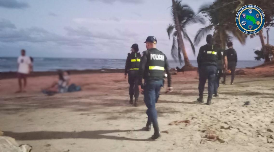 Fuerza Pública refuerza la vigilancia en Limón con 100 policías este fin de semana