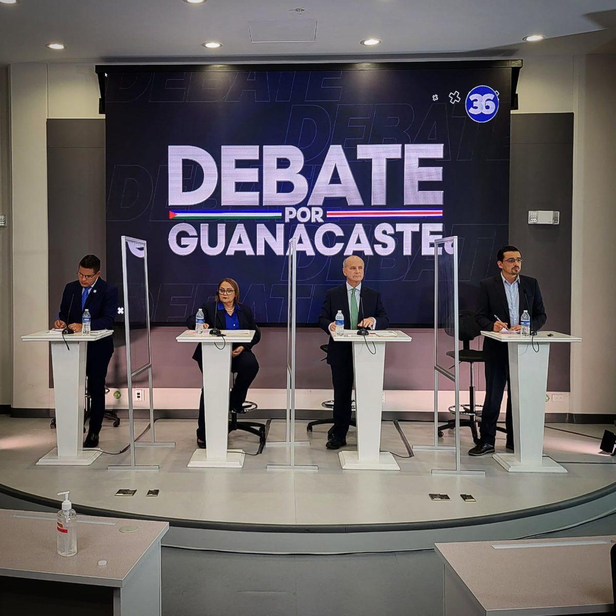Debate Canal 36: Candidatos lanzan promesas para Guanacaste en turismo, sector agroproductivo, agua y deportes