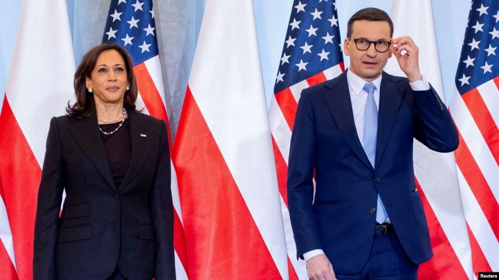 Kamala Harris en Polonia: hay que investigar a Rusia por crímenes de guerra en Ucrania