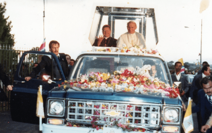Hace 39 años llegó a Costa Rica  Juan Pablo II, el primer y único Papa que ha pasado por el país
