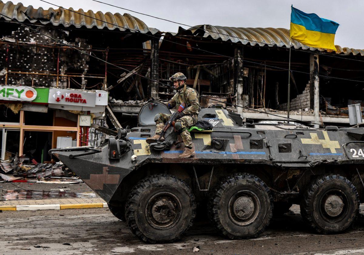 Arde un depósito ruso de municiones cerca de la frontera ucraniana