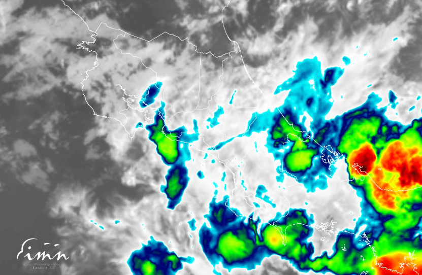 Continuarán las lluvias en Limón y la Zona Norte esta noche, advierte el IMN