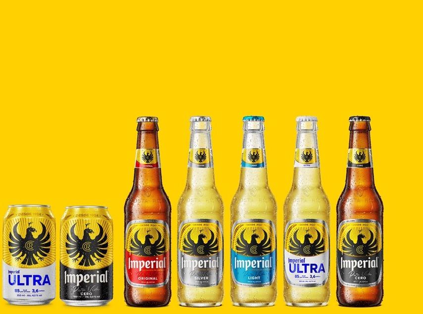 Cerveza Imperial remozará su imagen en presentaciones en lata y botella de vidrio a partir de mayo