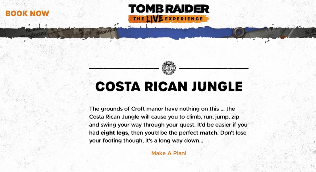 Costa Rica Tomb Raider