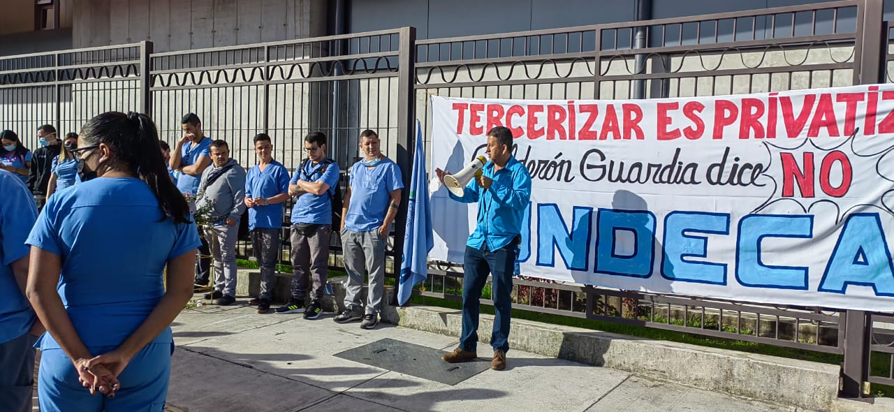Hospital Calderón Guardia funciona con normalidad  pese a huelga de 55 funcionarios este lunes