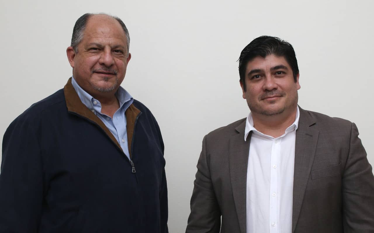 Expresidentes Luis Guillermo Solís y Carlos Alvarado se reunieron para “reflexionar” sobre el PAC