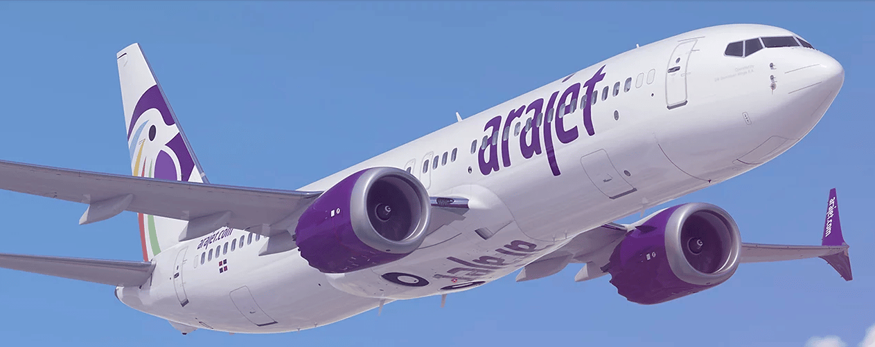 Arajet, aerolínea de bajo costo, iniciará próximo lunes vuelos entre República Dominicana y Costa Rica