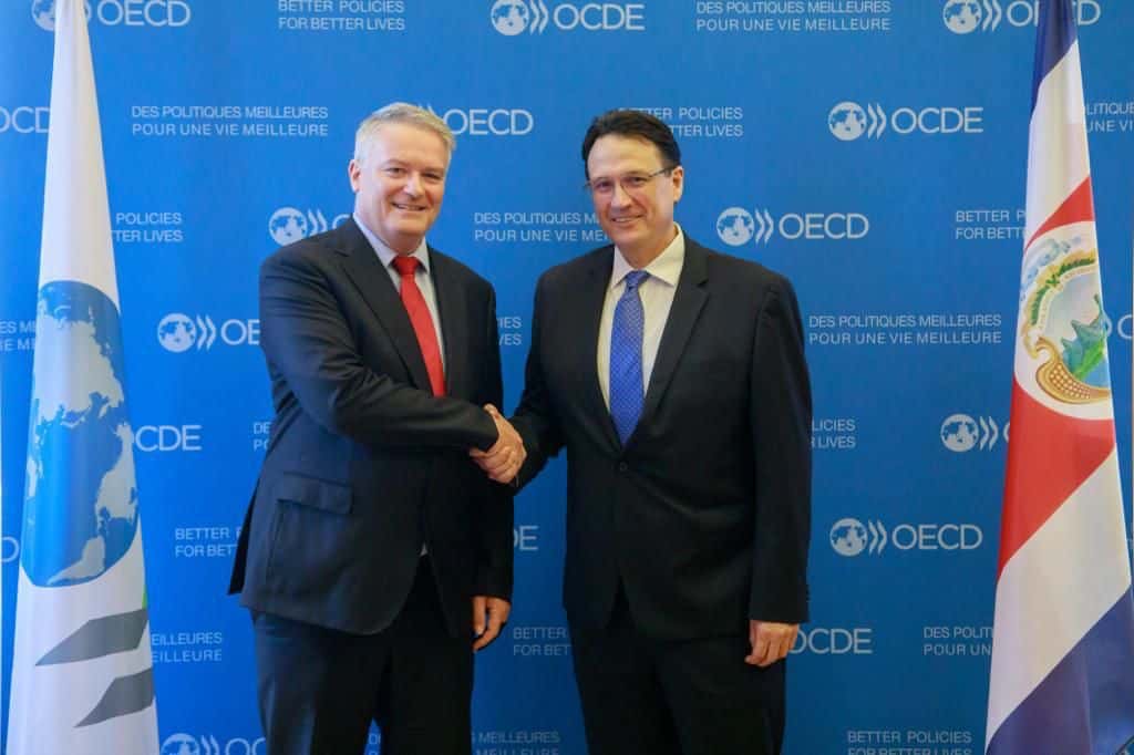 Embajador de Costa Rica ante OCDE presentó cartas credenciales al Secretario General de la organización