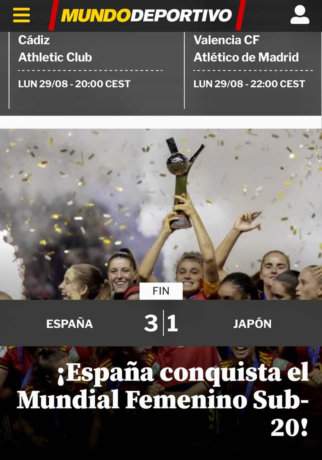 España Mundial sub 20