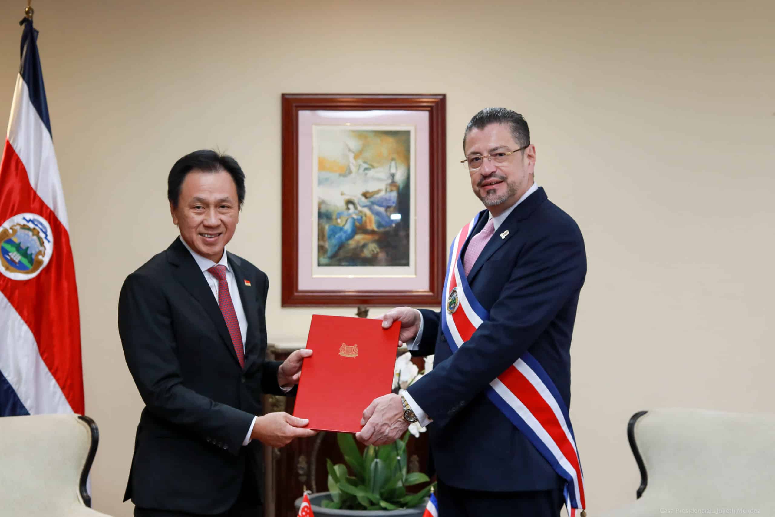 Singapur tendrá por primera vez embajador en Costa Rica, aunque no será residente