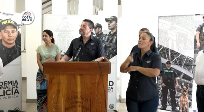 Rodrigo Chaves: “ya es hora de meter a la Fuerza Pública a los parques de APM (Terminals)”