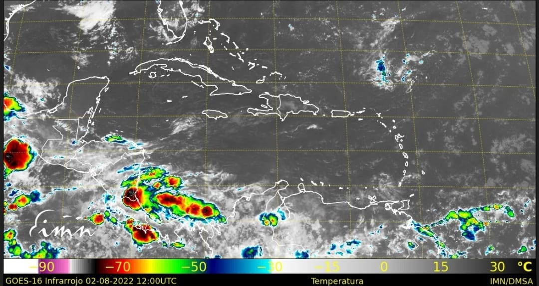 Onda tropical intensificará lluvias en el Caribe la tarde de este martes