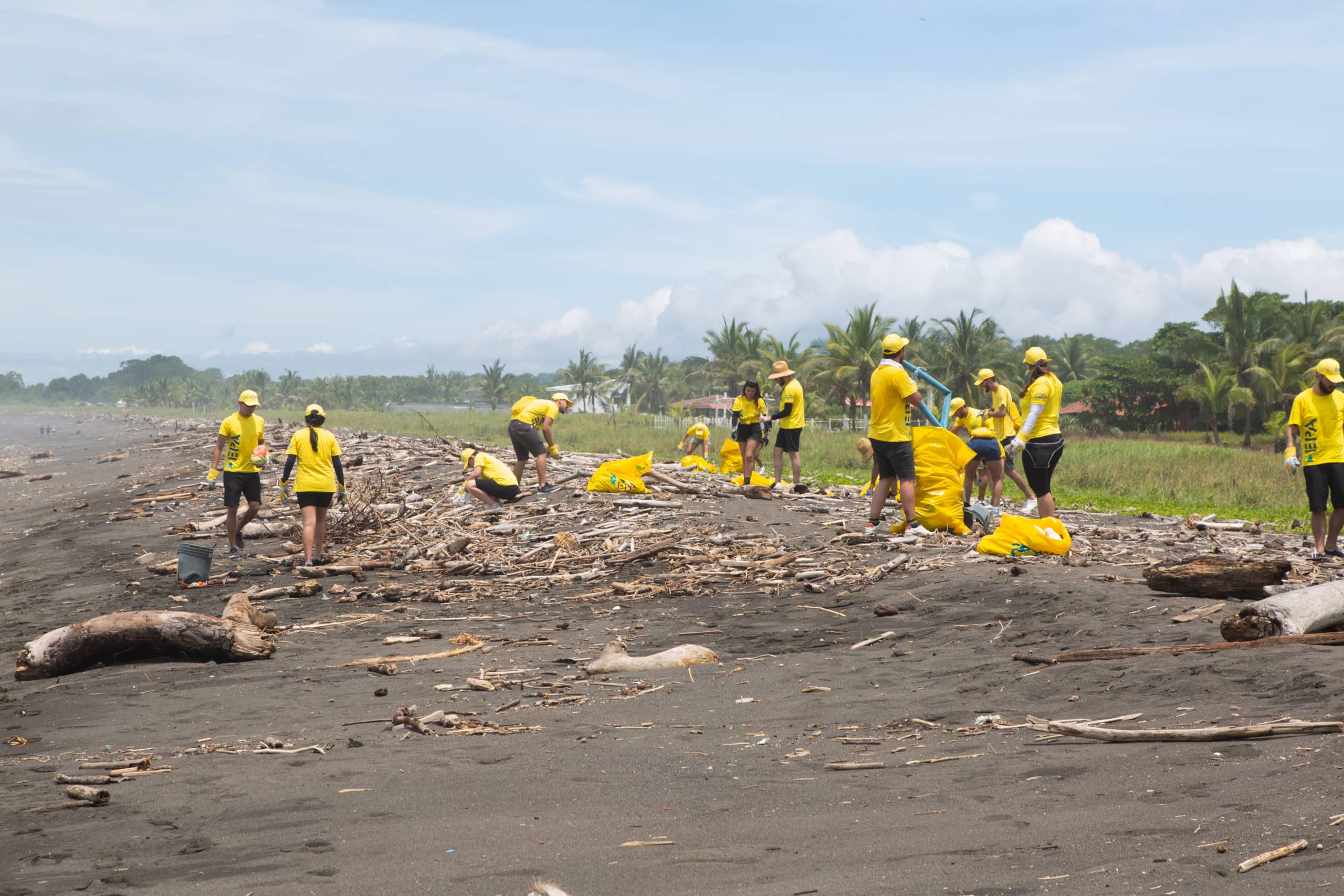 Centenar de voluntarios limpió Playa Bajamar el fin de semana