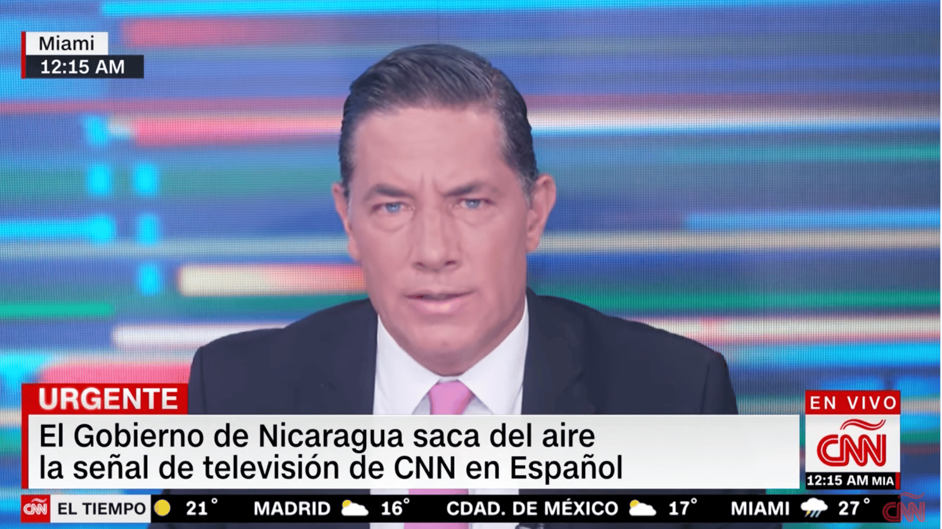 Gobierno de Nicaragua sacó del aire la señal de CNN en Español