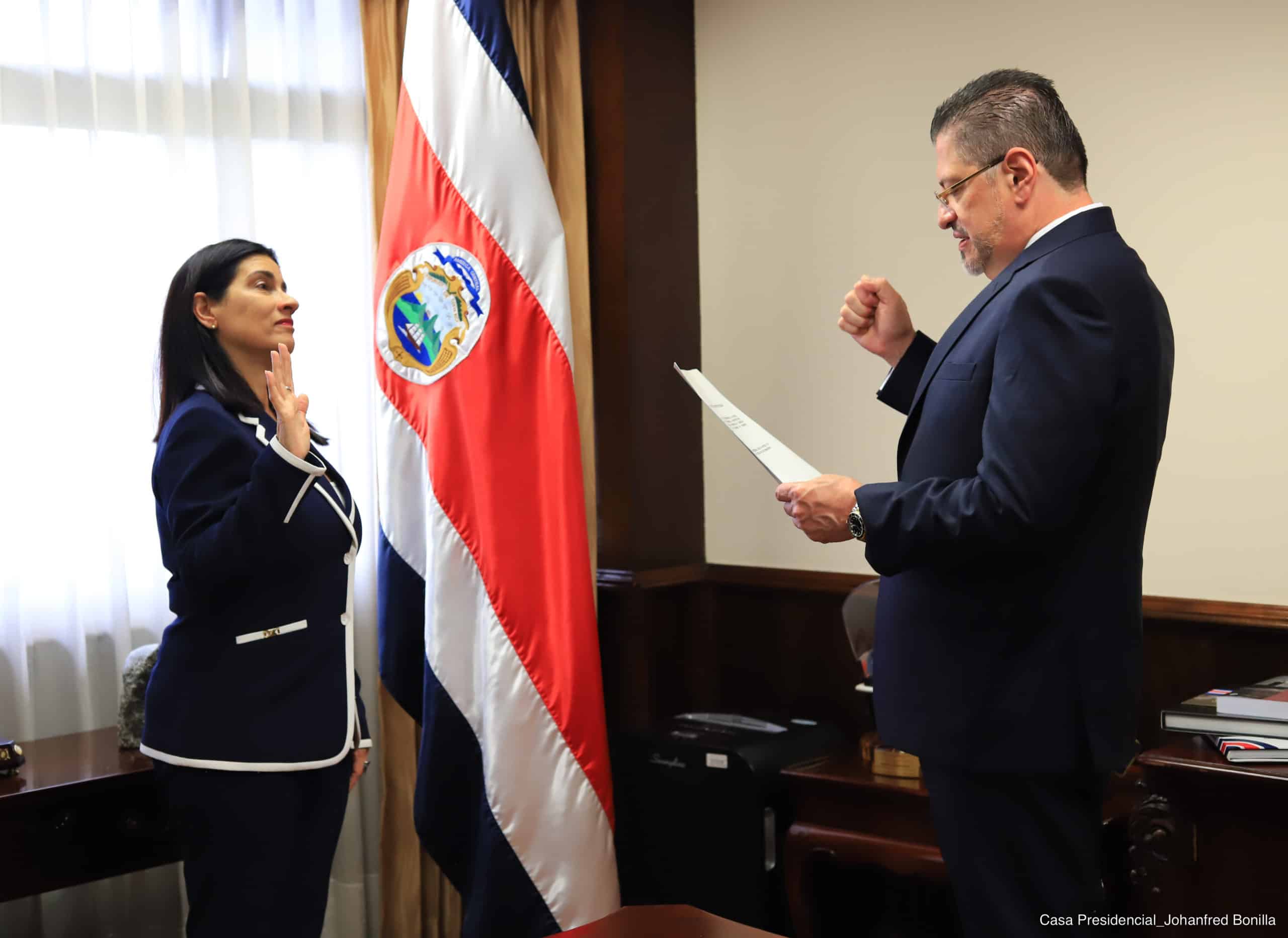 De ministra de Trabajo a presidenta de la CCSS: Marta Eugenia Esquivel fue juramentada este lunes