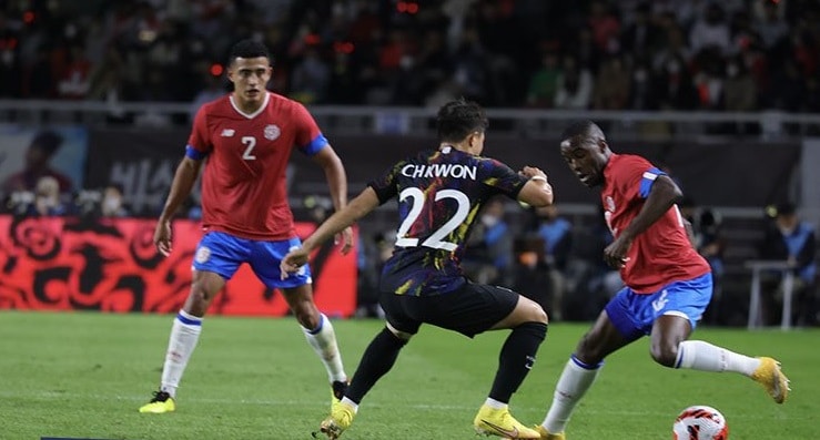Selección de Costa Rica empata con Corea en un fogueo que mostró lo que será la Copa del Mundo