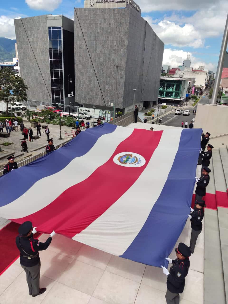 Bandera Costa Rica Asamblea Legislativa 15 de setiembre