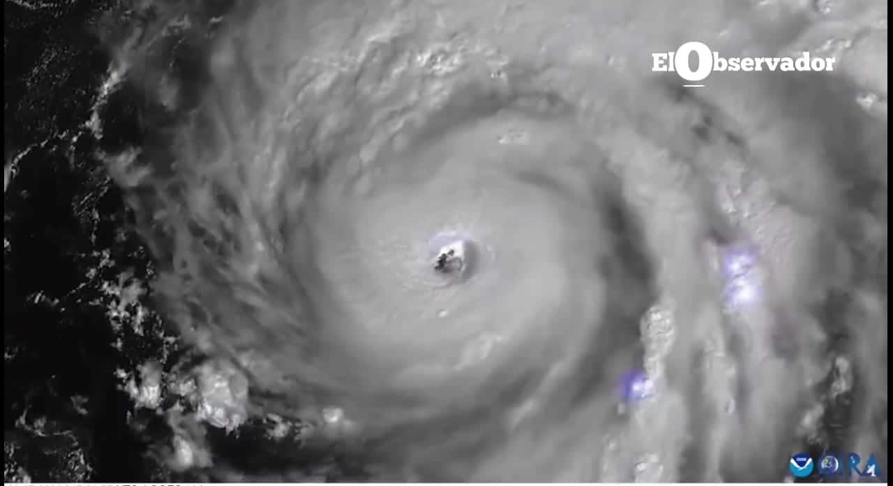 Así se ve el potente huracán Ian desde el espacio, que marcha rumbo a la Florida tras causar daños en Cuba