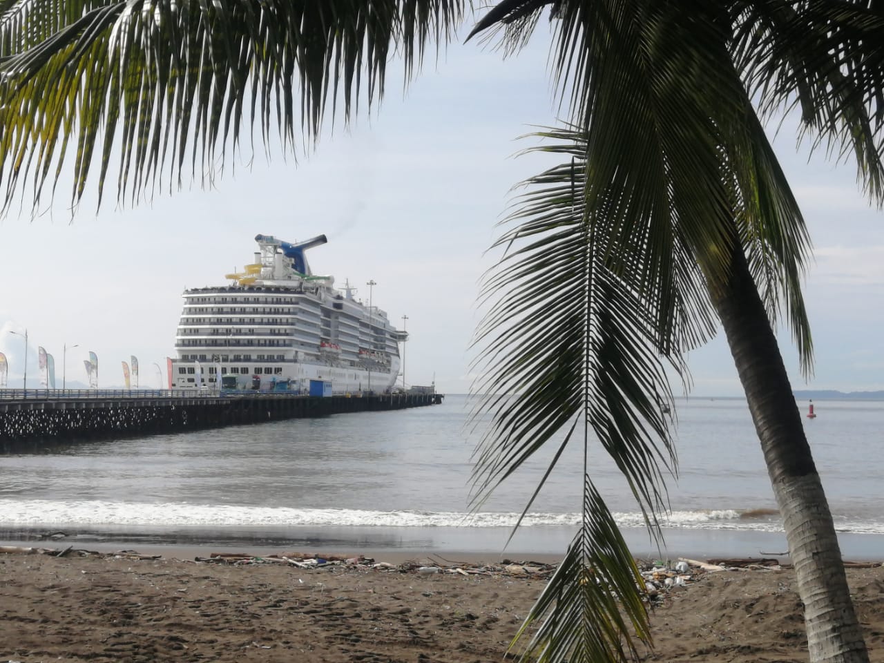 Este viernes se inauguró la temporada de cruceros en Costa Rica con la llegada de un navío desde México