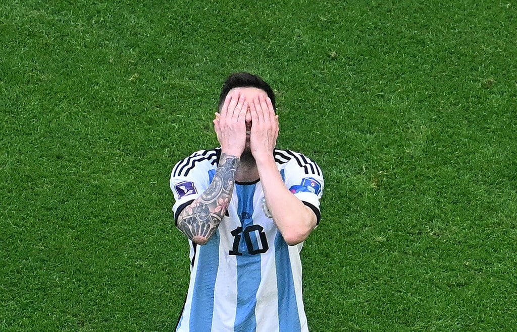 “Es un golpe muy duro”, dice Messi tras perder con Arabia Saudita