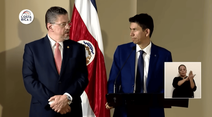 Presidente Rodrigo Chaves destituye a Luis Amador como ministro de Obras Públicas y Transportes