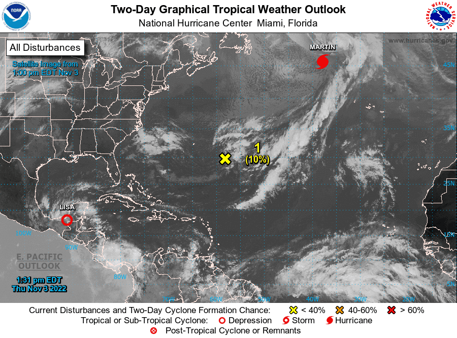 Otro ciclón podría formarse en el Caribe durante este fin de semana