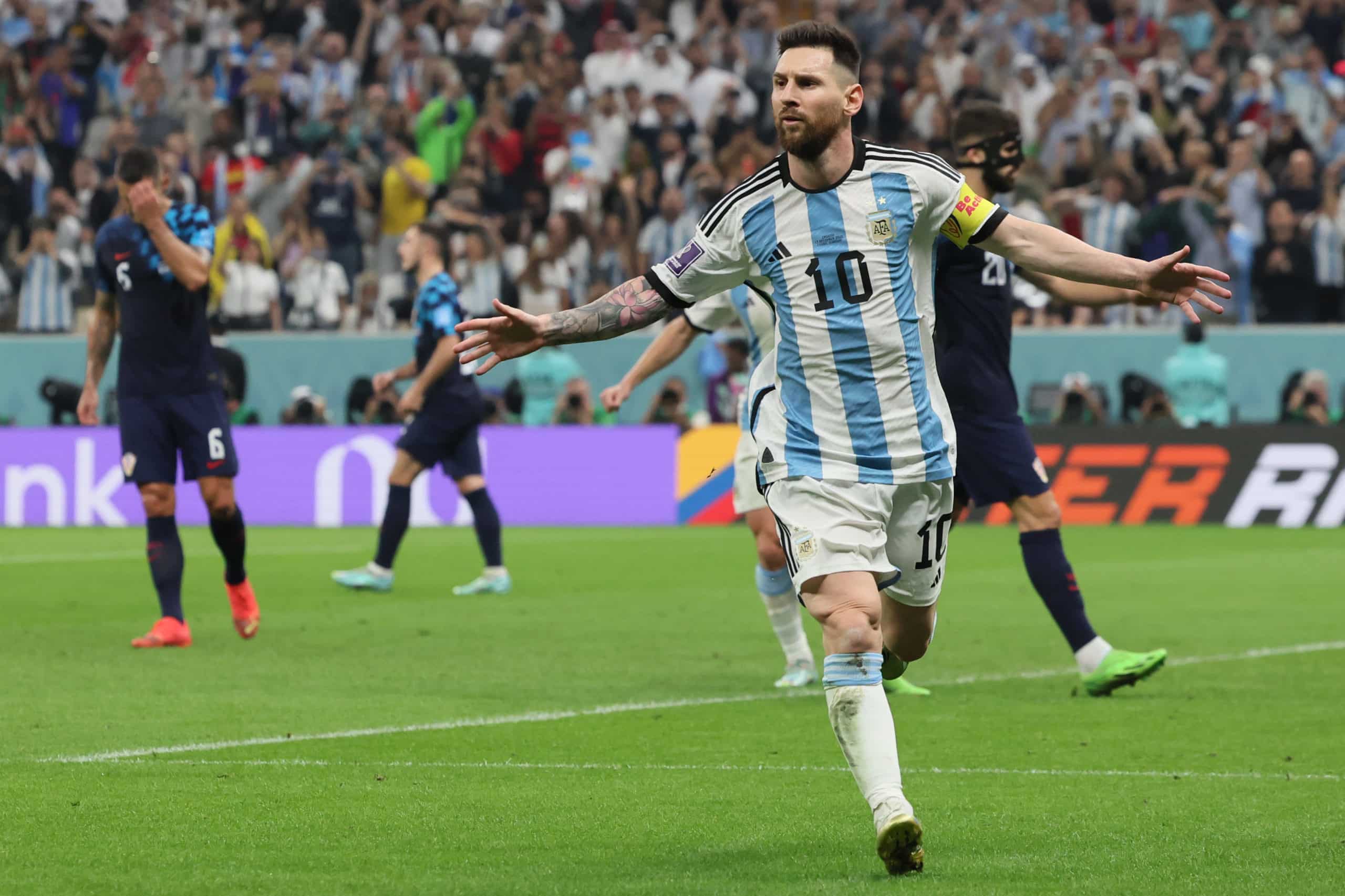 Argentina y Messi fueron mucho para Croacia; la albiceleste está en la final de la Copa del Mundo