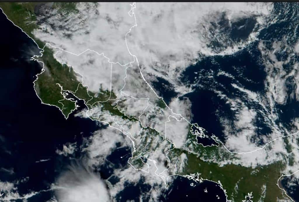Empuje frío se mueve sobre Costa Rica; temperaturas aumentarán desde este lunes