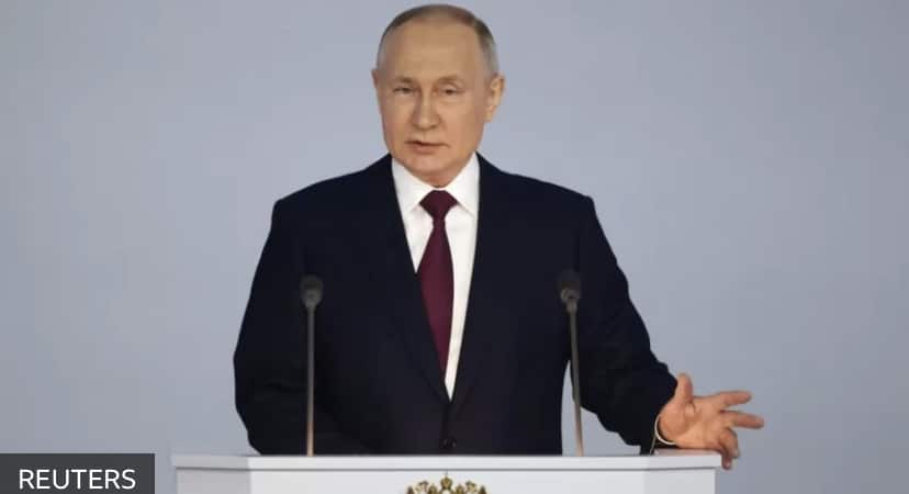Putin suspendió tratado de armas nucleares con EE.UU. y “demonizó” a Occidente