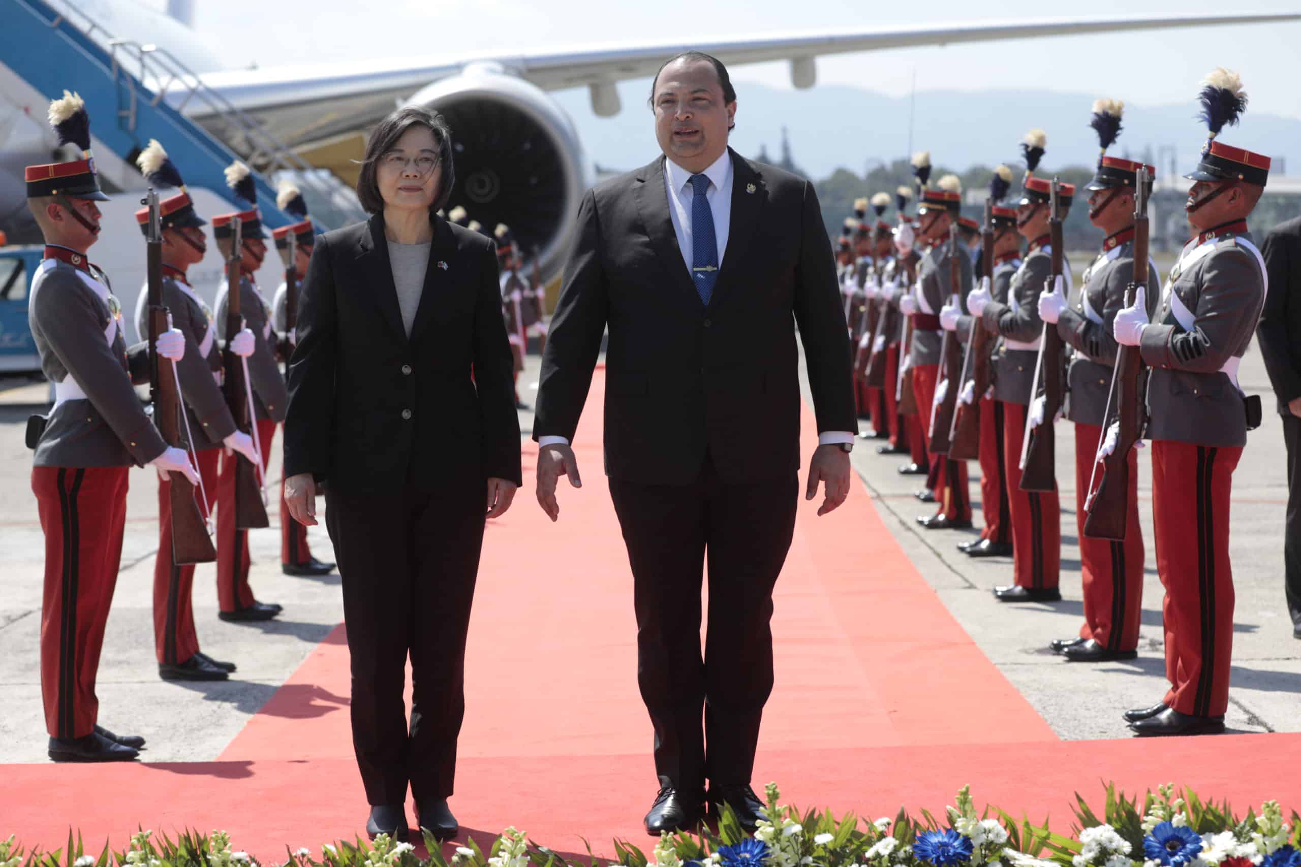 Presidenta de Taiwán inicia visita a Guatemala y Belice para reforzar lazos diplomáticos