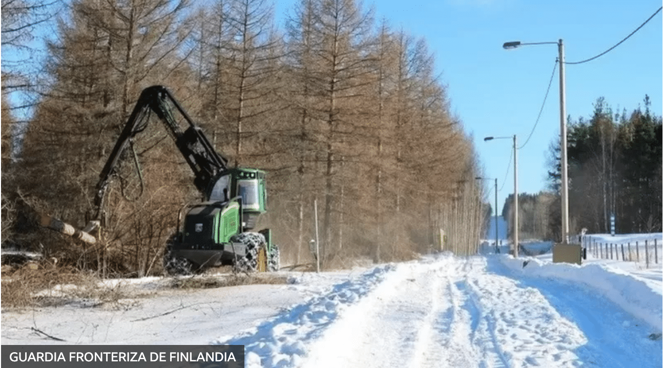 Finlandia empieza a construir una valla en la frontera con Rusia para evitar la llegada de migrantes
