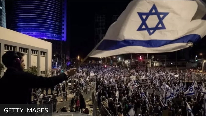 Israel enfrenta las protestas “más masivas” de sus 75 años de historia