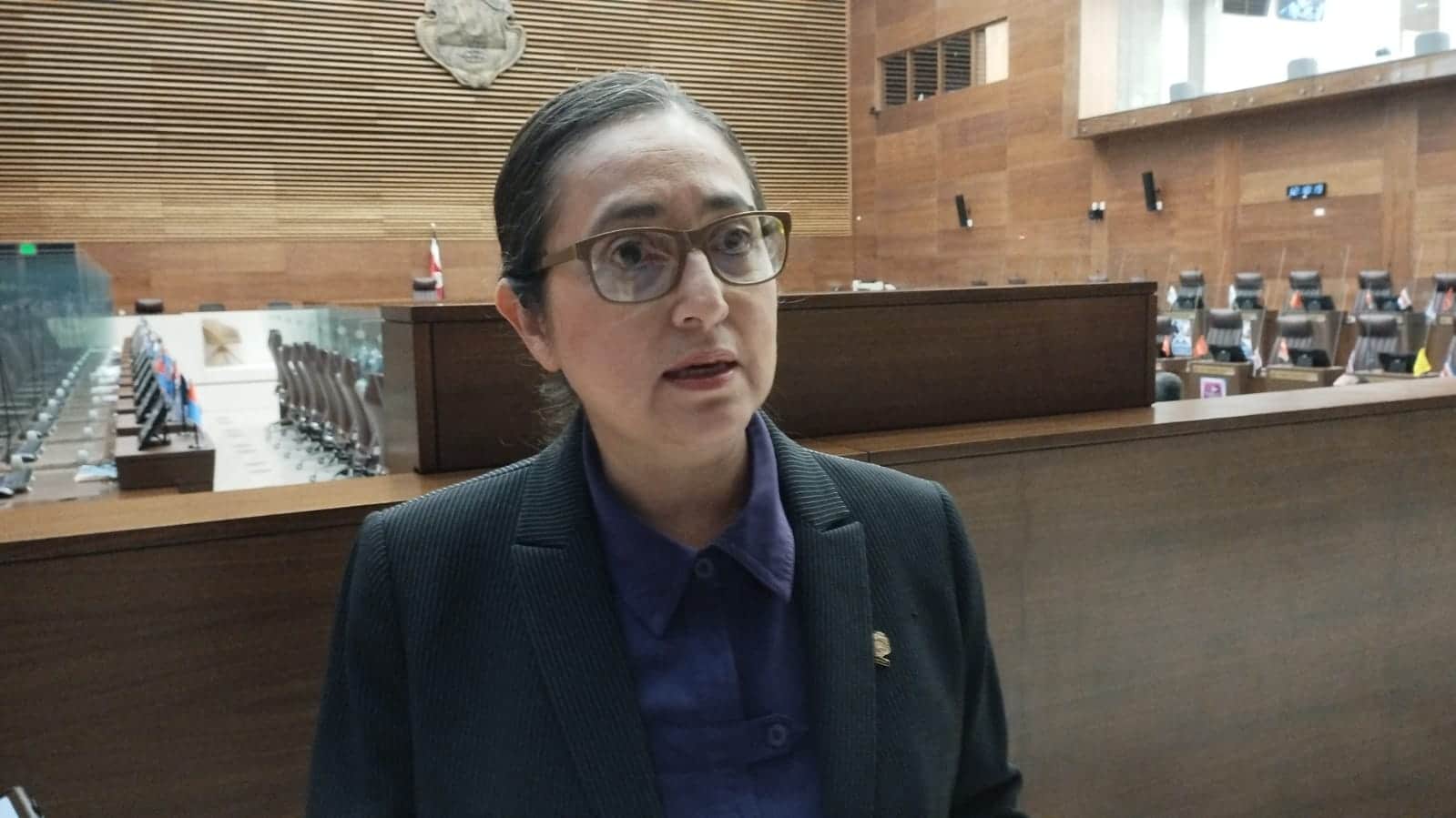Luz Mary Alpízar cuestiona si es víctima de un caso de violencia política contra la mujer en su fracción