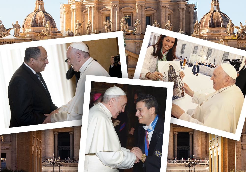 10 años de Francisco: costarricenses cuentan la experiencia de encontrarse con el papa argentino