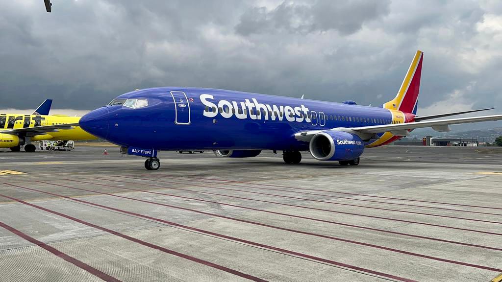 Aerolínea Southwest inaugura vuelo semanal entre Denver EE.UU. y Costa Rica