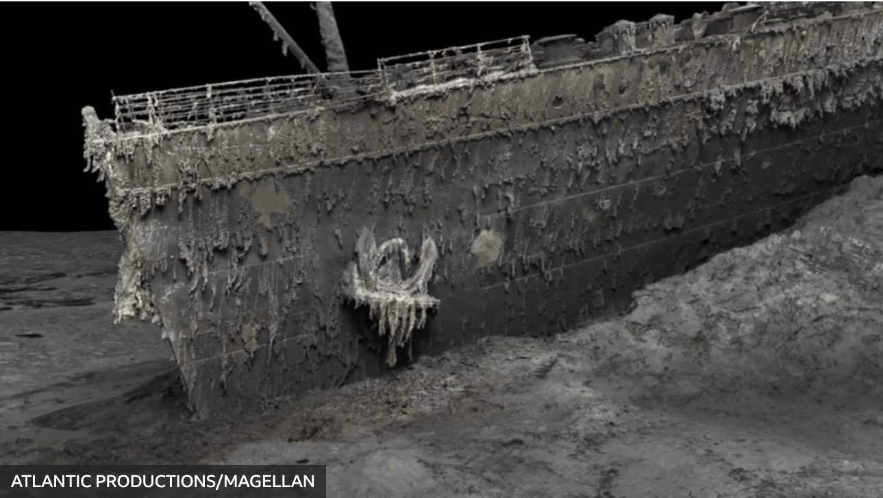 Las detalladas imágenes del Titanic que muestran el famoso naufragio como nunca se había visto