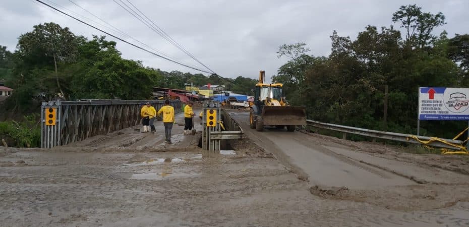 Continúa limpieza en Aguas Zarcas: IMN prevé aumento de lluvias este martes