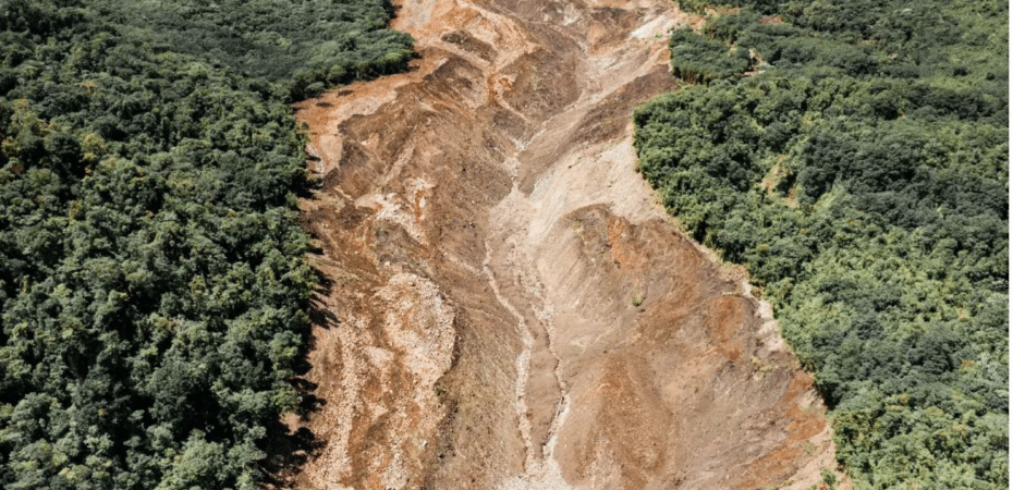 Ovsicori señala que deslizamiento en Aguas Zarcas fue de 70 hectáreas, 30 más de lo indicado previamente por CNE