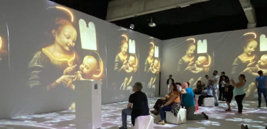 Video | “Da Vinci Il Genio”: la exposición de arte inmersivo que está en el mall Oxígeno finaliza en pocos días