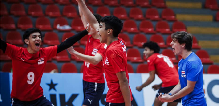 Selección Sub-19 hace historia al ganar para Costa Rica el primer partido en un Mundial masculino de Voleibol