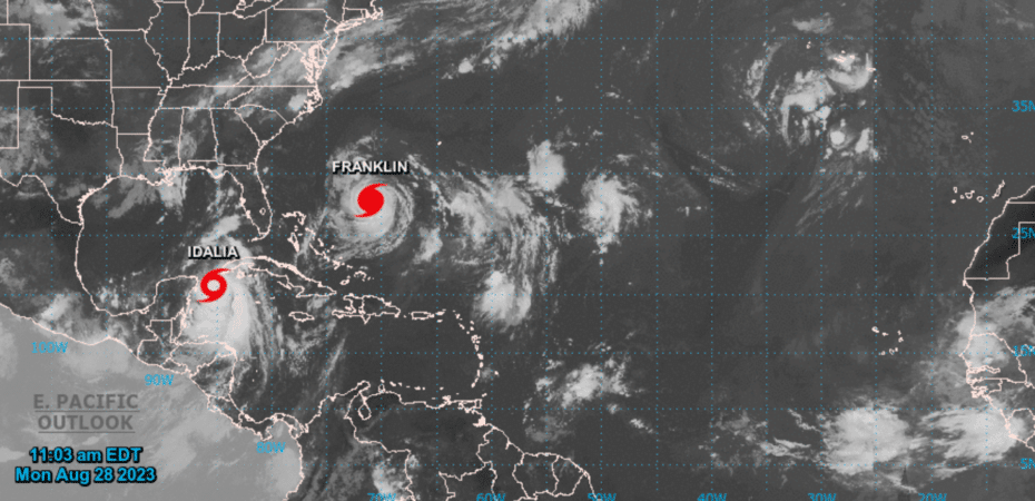 Tormenta tropical Idalia se enrumba hacia Florida desde el Caribe y se convertirá en huracán categoría 3