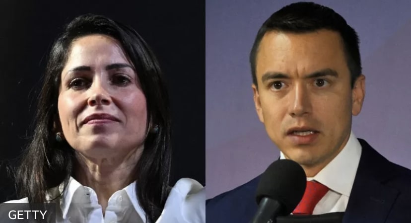 Abogada afín a expresidente Correa y empresario disputarán la presidencia de Ecuador en segunda vuelta