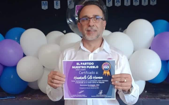 Luego de renunciar al PLN, alcalde de Alajuela buscará la reelección con partido Nuestro Pueblo