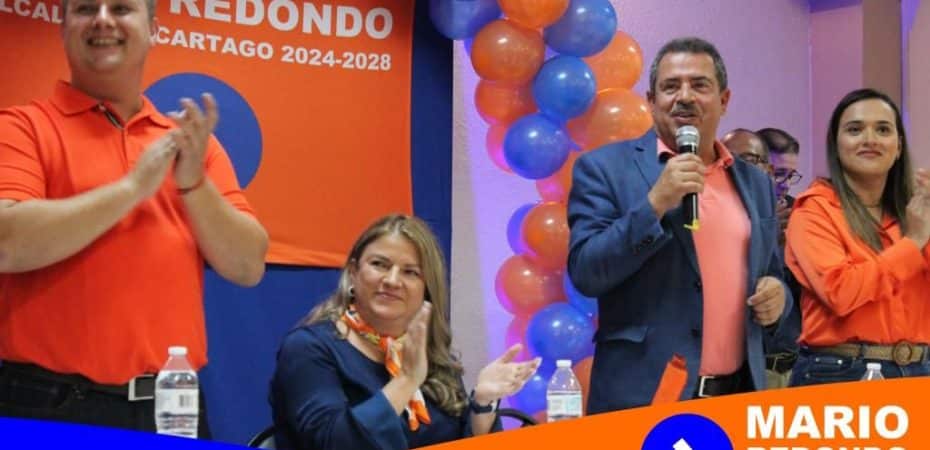 Alcalde Mario Redondo buscará la reelección en Cartago con partido provincial Actuemos Ya