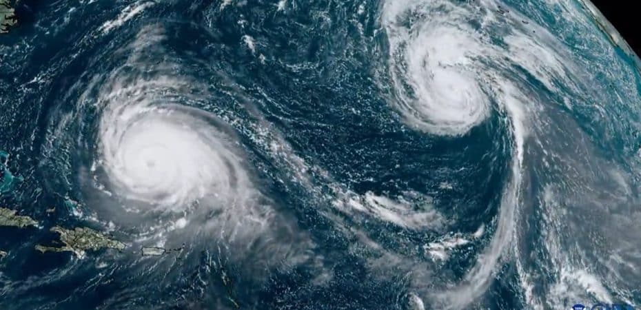 Video | Satélites captan en simultáneo el avance de los huracanes Lee y Margot en el Atlántico