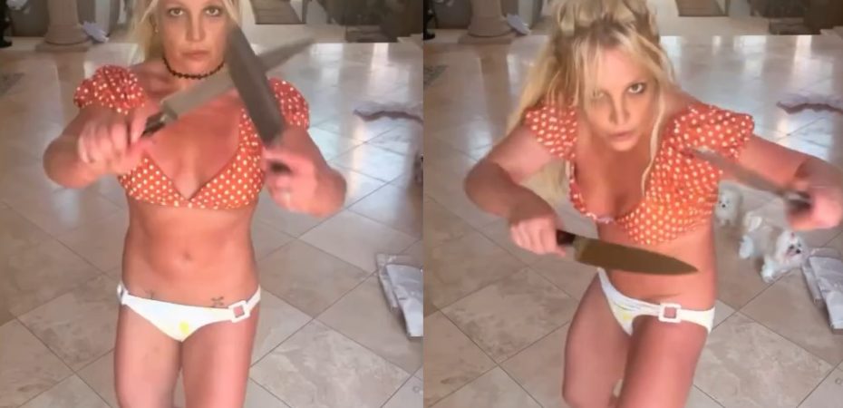 Video | Britney Spears aparece bailando con dos “cuchillos” y genera reacciones de preocupación