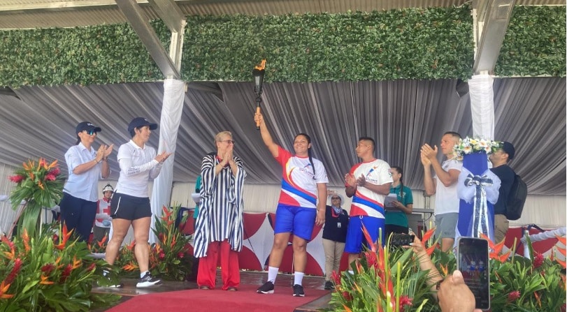 Costa Rica recibe la Antorcha de la Independencia para conmemorar 202 años de libertad