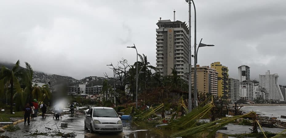 Huracán Otis deja al menos 27 muertos en Acapulco